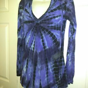 Tie dye long sleeve shirt